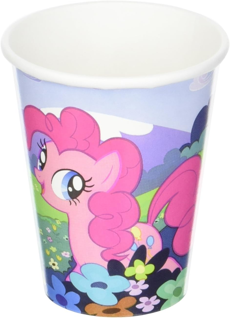 American Greetings, My Little Pony 9oz Paper Cups, 8-Count