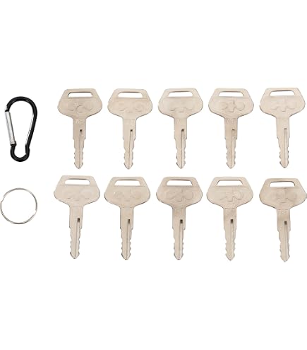 21pc Heavy Equipment Ignition Key Set – Fits JD, Cat, Case, Komatsu, JCB, Bobcat, Volvo & More