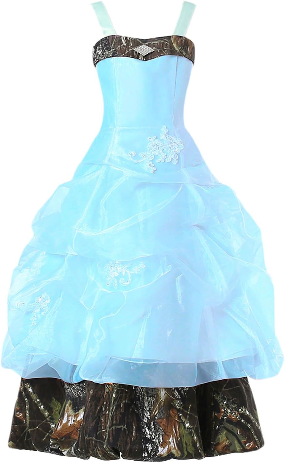 camo flower girl dresses