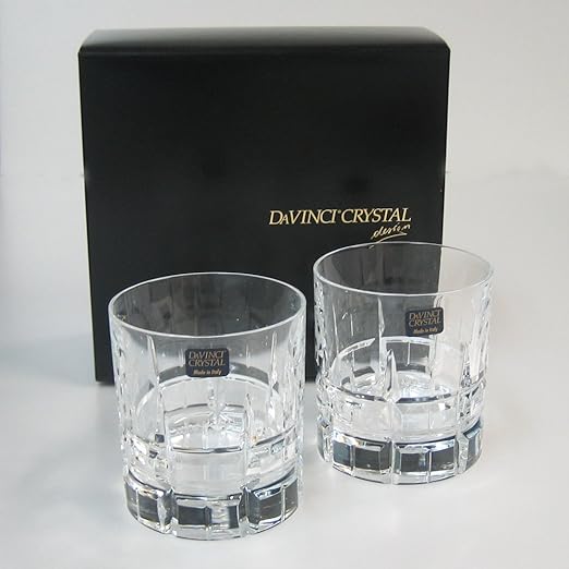 Amazon Co Jp ダ ヴィンチクリスタル カラーラ オールドファッション ペア イタリア 290ml ホーム キッチン