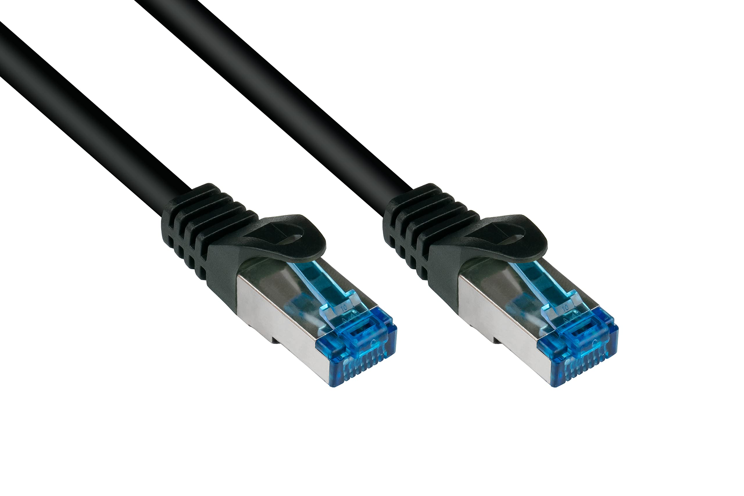 Good Connections 1m RNS patch cord SmartFLEX CAT6A S/FTP PiMF black — image 1