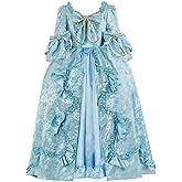 CosplayDiy Women's Queen Marie Antoinette Rococo Ball Gown Gothic Victorian Dress Costume for Adult Women