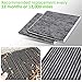 Kootek 2 Pack Cabin Air Filter for CF11819 Hyundai Azera Santa Fe Sonata/ Chevrolet Captive Sport Equinox/ GMC Terrain/ KIA Cadenza Optima Sedona/ Saturn Vue with Activated Carbon