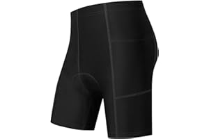 BASADINA Kids Padded Bike Shorts Boys Girls Biking Shorts with Pockets 3D Padding Cycling Shorts for Boys