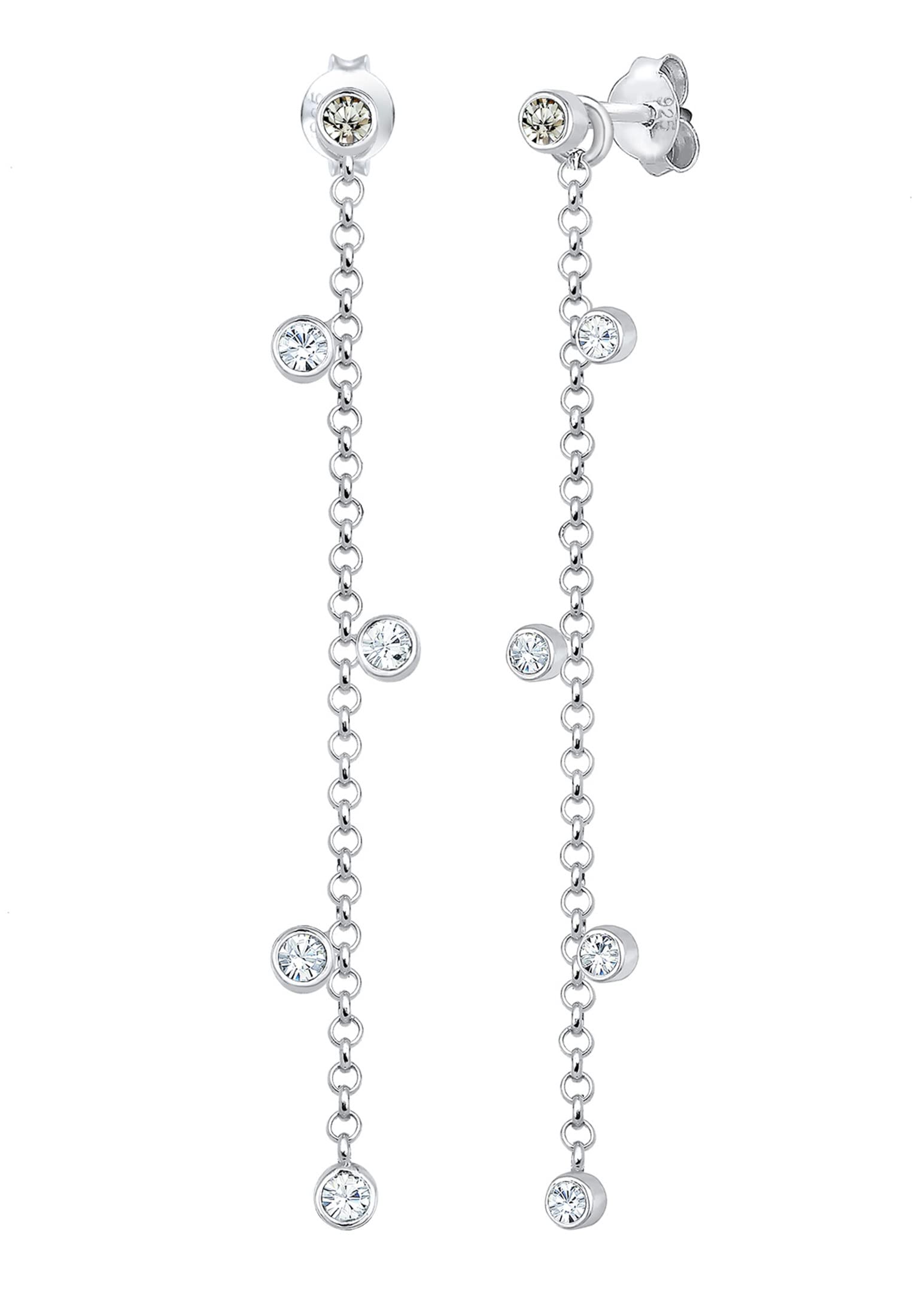 Elli Earrings Elli Earrings Solitaire Basic Crystals 925 Sterling Silver