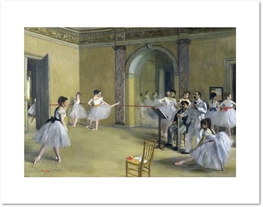 Amazon Com The Dance Foyer At The Opera On The Rue Le Peletier By