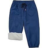 Dreammonkey Kids Snow Pants - Waterproof, Fleece Lined, Windproof & Thermal Insulated Ski/Snow Play Pants for 2T-14Y