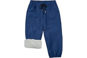Dreammonkey Kids Snow Pants - Waterproof, Fleece Lined, Windproof & Thermal Insulated Ski/Snow Play Pants for 2T-14Y