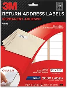 Amazon.com : 3M Address Label - 0.50