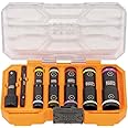Klein Tools 65619 KNECT Flip-10 Metric Impact Socket Set, Deep Sockets, 5 Color-Coded Flip Sockets, 10 Metric Socket Sizes, 1/4 and 3/8-Inch Adapters, MODbox Case