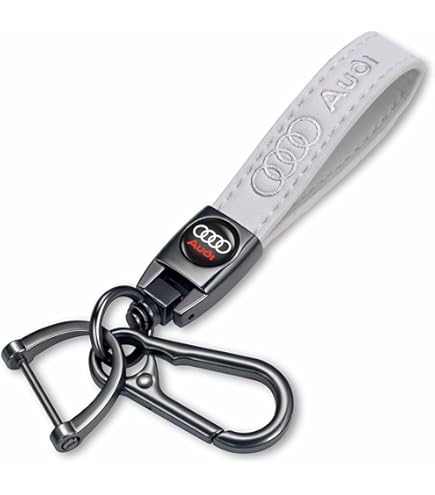 Amazon.com: YUIQIEUY Genuine Leather Key Chain for Audi S Line