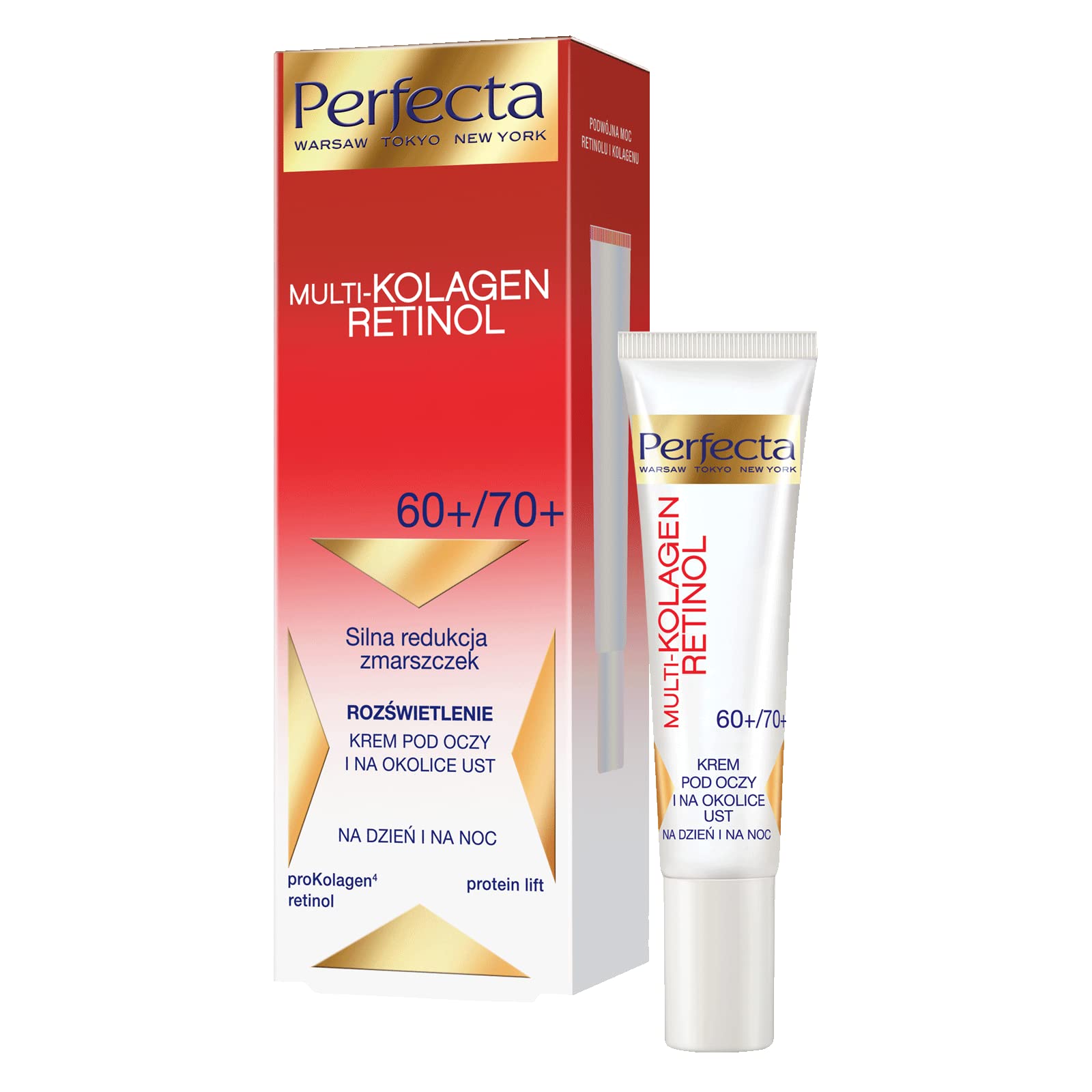 Perfecta Multi-layer retinol illuminating eye cream and lips 60+/70+