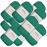 elann Go Lightly Chunky Yarn | 10 Ball Bag | 18 Emerald