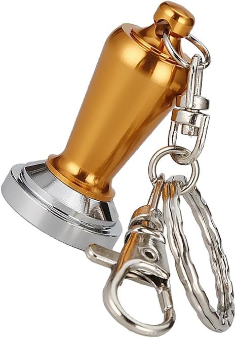 Amazon Cuticate ステンレス鋼のコーヒータンパーキーリングキーチェーンコーヒーアクセサリー ゴールド 手挽きコーヒーミル オンライン通販