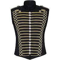 Ro Rox Sleeveless Marching Band Parade Military Jacket