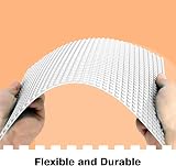 Lekebaby White Peel and Stick Baseplates 4 Pack 25.5 x 25.5 cm Compatible view 5