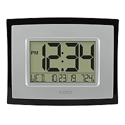 La Crosse Technology Wall/Table Clock, 6.85-inch H