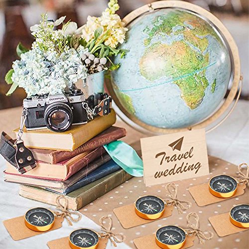Aytai Travel Themed Party Favors For Guests 20pcs Compass Import