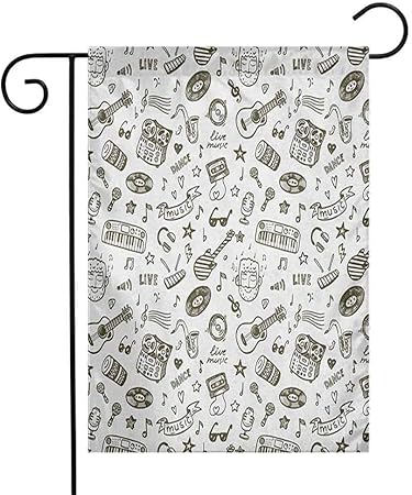 Amazon Com Charming Garden Flag Doodle Easy To Install W12 X L18