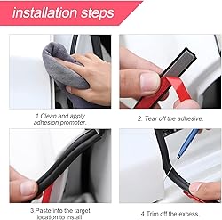 Double Layer Self-Adhesive Car Door Rubber Seal