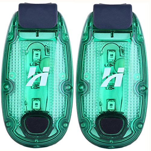 2 Pack Dog Collar Light Clip On Strobe Flashing LED Safety Light | Reflective Gear for Runners, Kids, Dogs, Bike, Tail Light, Walking By Hoyou