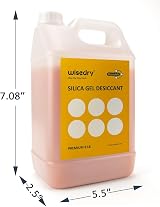wisedry Silica Gel Desiccant Beads 3.6kg Orange/Green 2-4mm 20 Bags view 7