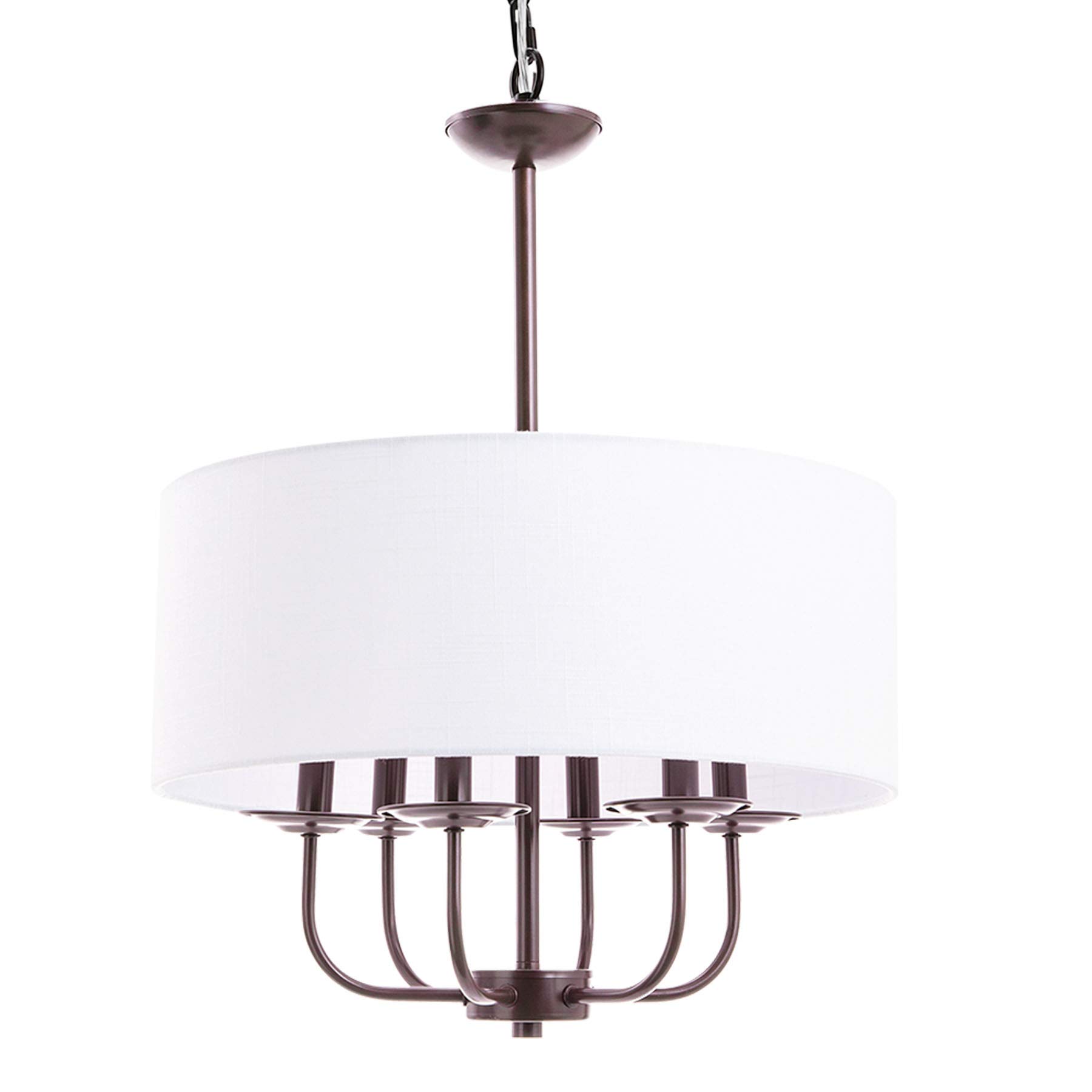 Buy COZ Traditional Drum Chandelier Lighting Bronze, 18’’ Modern