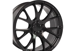 OE WHEELS LLC OE Wheels DG15 20 Inch Rim Fits Hellcat Style 5x115 20x10 Satin Black - Hollander 2528 (1)