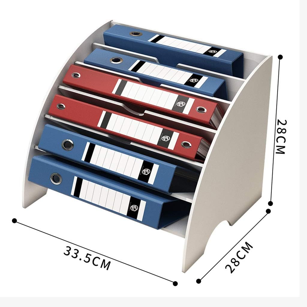 Lxywjj File Box Fan File Frame Storage Cupboard Filing Cabinet 6 Slot File Sorter Office And Home Pvc File Holder File Storage Color A Amazon Co Uk Kitchen Home
