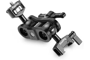 SmallRig Articulating Magic Arm with Screw Ballhead and NATO Clamp Ballhead, Monitor Mount for Field Monitor, Lights, Audio Recorders, DIY Camera Rig - 2071B