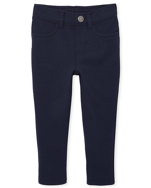 The Children's Place baby girls And Toddler Ponte Knit Pull on Jeggings Jeans, Tidal Single, 3T US