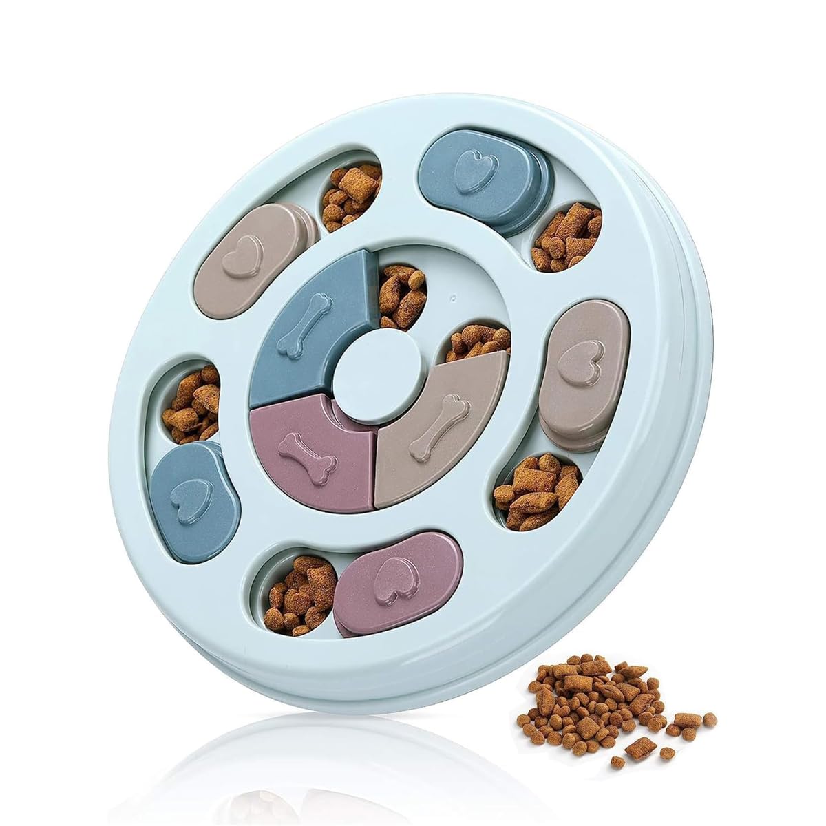 CENPEK Dog Puzzle Game Feeder Dog Game Education Intelligence Dog Puzzle Game Dog Game with Non-Slip Slow Feeder Puzzle Bowl for Puppies Pets