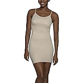 Vanity Fair Women's Shapewear Slip, Tummy Control Full Slip Cami Dress, Seamless Smoothing, Adjustable Spaghetti Strap