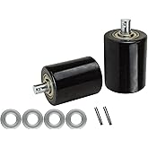 CARBO GLIDE Pallet Jack Load Wheels Kit Fit Bt L 2000-U, Bt L 2300-U, Lhm 230, Wheels Set with Axles, Fasteners.