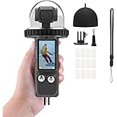 WEWOGA Osmo Pocket 3 40M/131FT Underwater Diving Case Protective Shell Compatible for DJI Osmo Pocket 3 Waterproof Accessories-Black