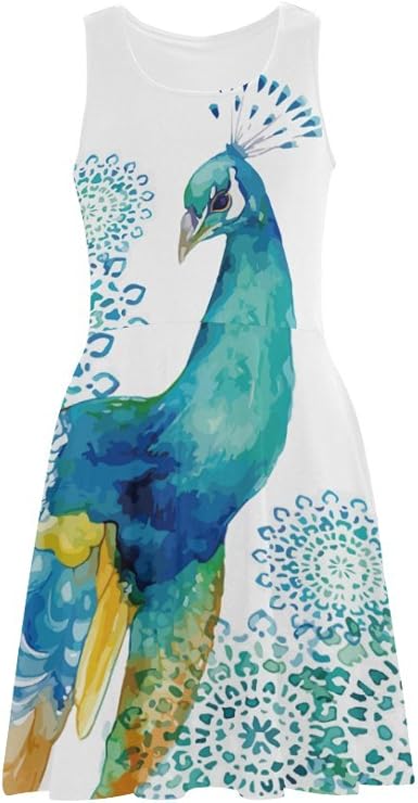 peacock sundress