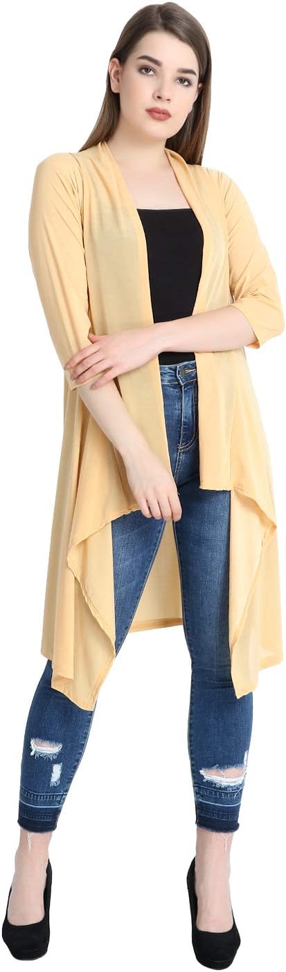DIMPY GARMENTSHosiery Lycra Solid Women's Long Shrug