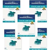 hamamermill laser Gloss Finish, Bright White Color, 32 Pound, (114 Gsm) 8.5 x 11 Inch, (16311-0) (5 Reams)