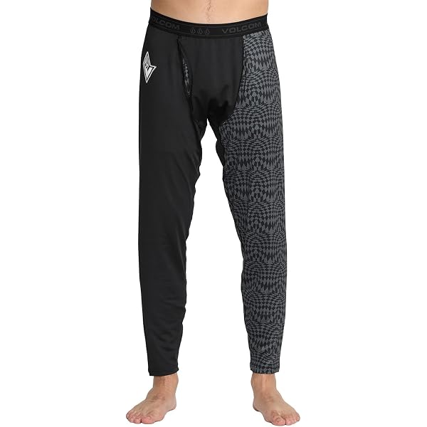 Volcom Men's V-Science Midweight Thermal Base Layer Pant, Black