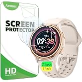 Aemus Screen Protector Compatible for ICOMTOFIT Smart Watch (3 Pack) Tempered Glass Film, Compatible for KEEPONFIT, RUXINGX G53 Fitness Tracker 1.27"