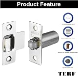 TERF Adjustable Roller Catch Polished Nickel Door Latch with Fixing Screw view 4