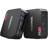 ACEMAGICIAN Kron Mini K1 Mini PC, Ryzen 7 5825U(Upgraded 5700U/7430U), 16GB DDR4 512GB SSD Mini Computers(up to 4.5Ghz), Ligh