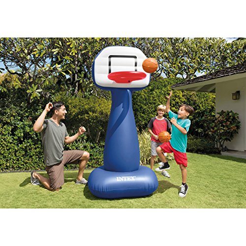 Intex Shootin' Hoops Set, Inflatable Basketball Hoop, 82" X 41" X 38