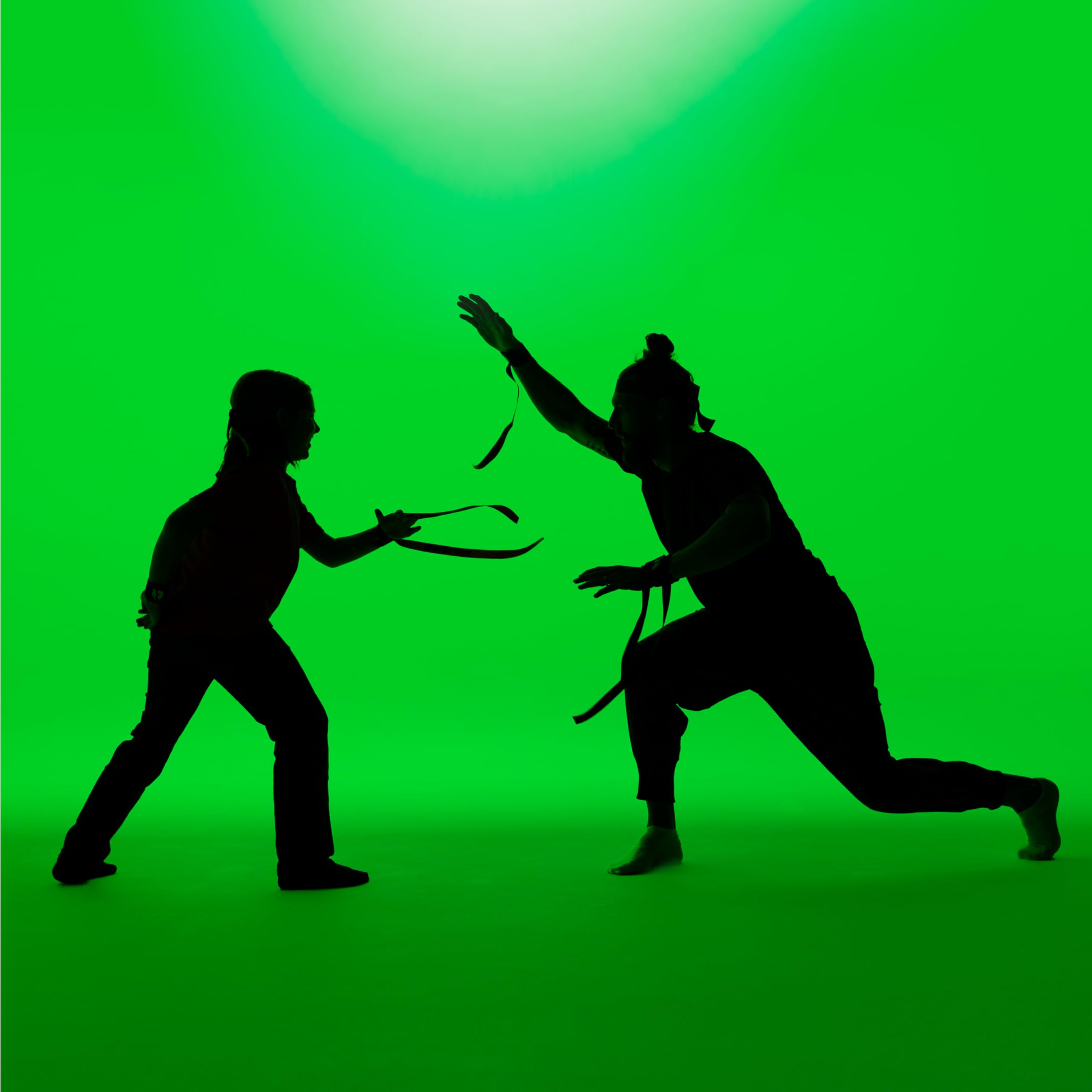 Fat Brain Toys Ribbon Ninja Game - Active Ribbon-Snatching Indoor or Outdoor Ninja Kids Toys for Kids & Teens
