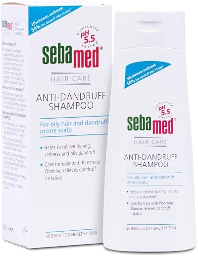 Sebamed Anti-Dandruff Shampoo 200ml - Pack of 2 for Oily Scalp