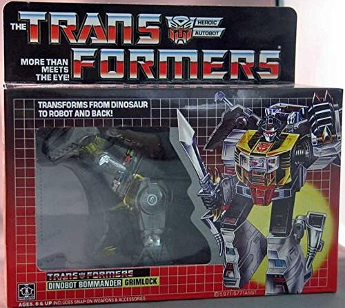 BRAND NEW Transformers G1 Grimlock Dinosaur Dinobot Robot Reissue Giftbox