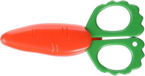 Amazon Co Jp サンクラフト キッチンバサミ 小さめ マグネット付き 日本製 にんじん やさいっこ レッド ホーム キッチン