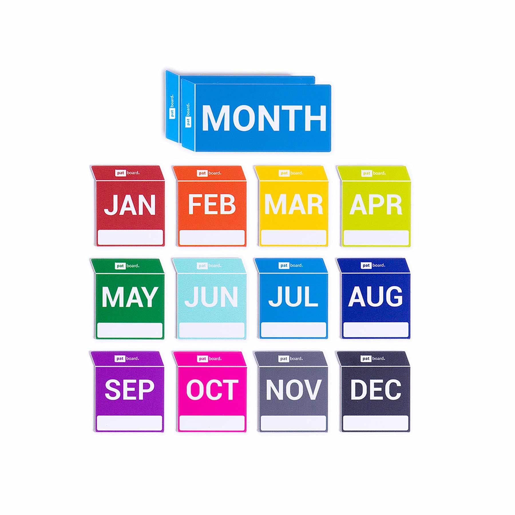 PATboard LEAN Planning Board Month Set Magnetic