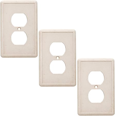 Questech Ivory Decorative Wall Plate Switch Plate Outlet Cover