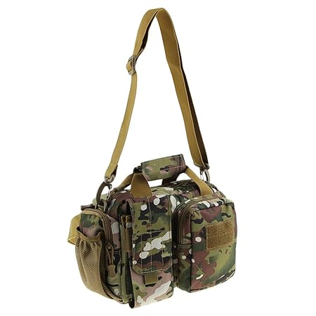 Homyl Multipurpose Camouflage Messenger Bag Waterproof Shoulder Bag Handbag Crossbody Waist Bag